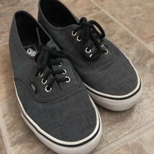 Charcoal Gray Vans